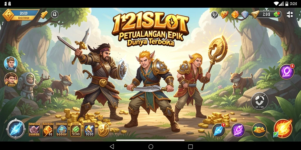 Tampilan gameplay <strong>1121SLOT</strong> yang memukau dengan eksplorasi dunia terbuka.