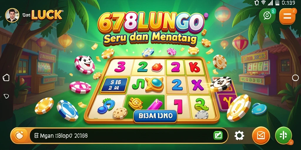 Tampilan utama gameplay Bingo di 678LUCK yang seru dan menarik.
