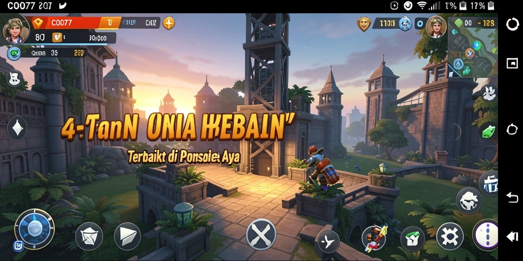 Tampilkan aksi epik dalam gameplay Tower Defense COO77 dengan menara unik.