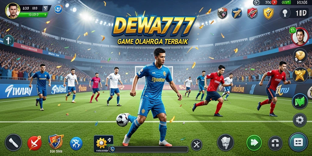 Tampilan gameplay DEWA777 yang penuh aksi dalam olahraga.