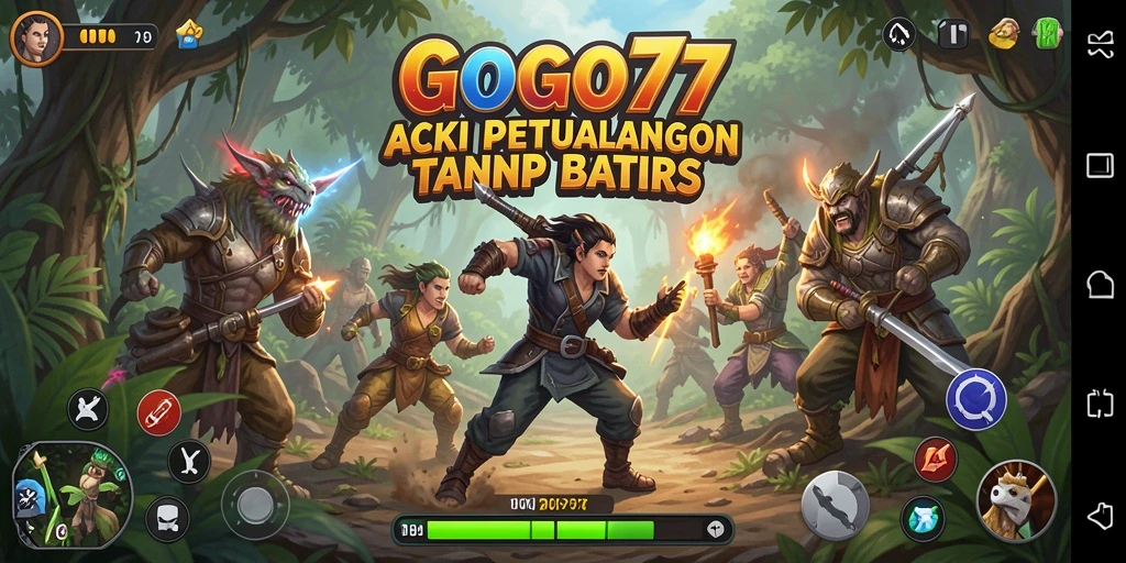 Tampilan gameplay <strong>GOGO77</strong> yang penuh aksi dan tantangan.