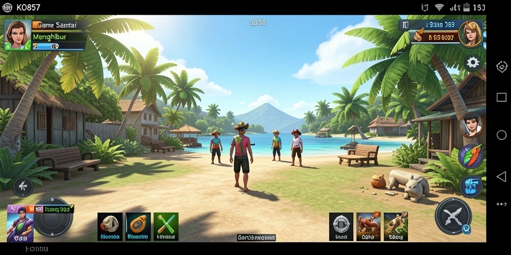 Tampilan gameplay KO857 yang menghibur dan menantang.