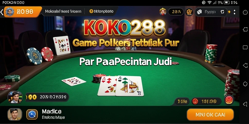 Tampilan gameplay KOKO288 yang seru dan menarik.