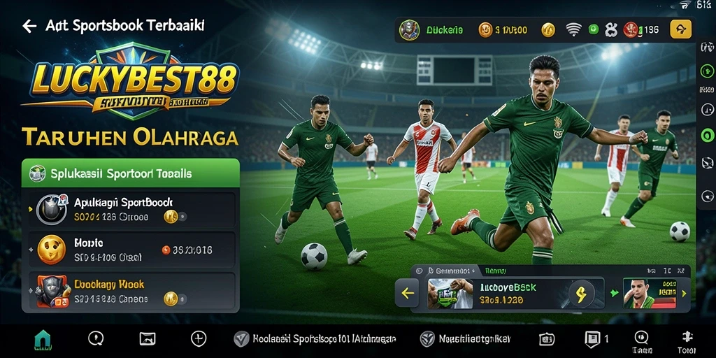 Tampilan gameplay Sportsbook yang menarik di LUCKYBEST88.