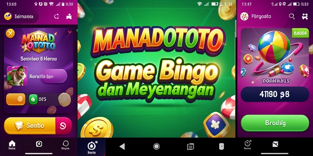 Tampilan screenshot utama MANADOTOTO dengan permainan Bingo yang seru.