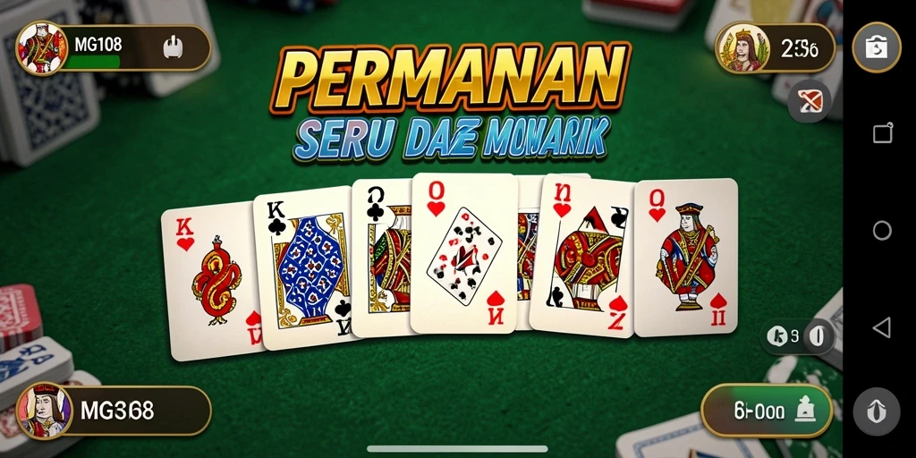 Tampilan gameplay MG108 yang menarik dengan desain Domino yang cantik.