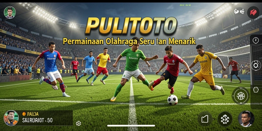 Tampilan gameplay PULITOTO yang mendebarkan dalam pertandingan olahraga.