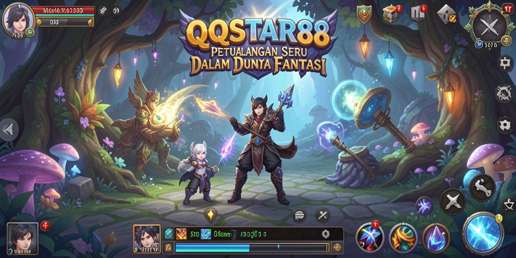 Tampilan gameplay QQSTAR88 yang menakjubkan dan penuh petualangan.