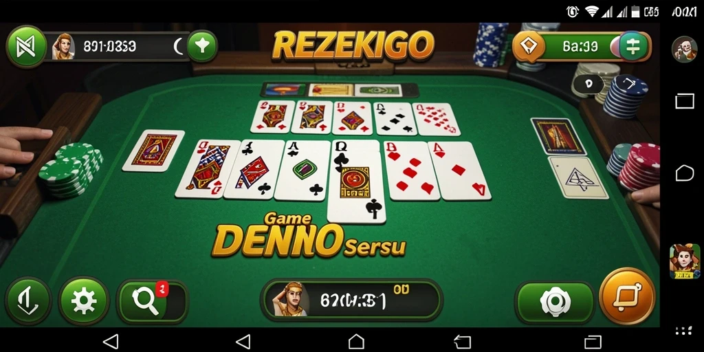 Tampilan gameplay seru dari REZEKIGO yang menggugah semangat bermain.