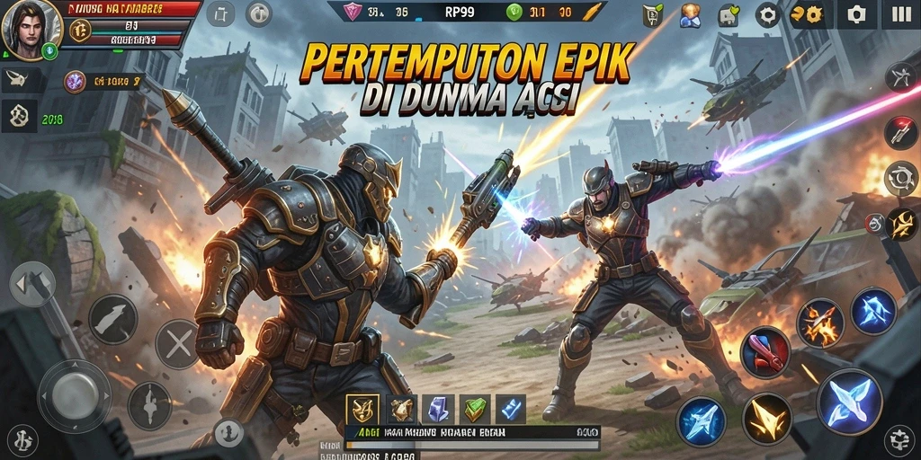 Gameplay seru dan menegangkan di RP99.