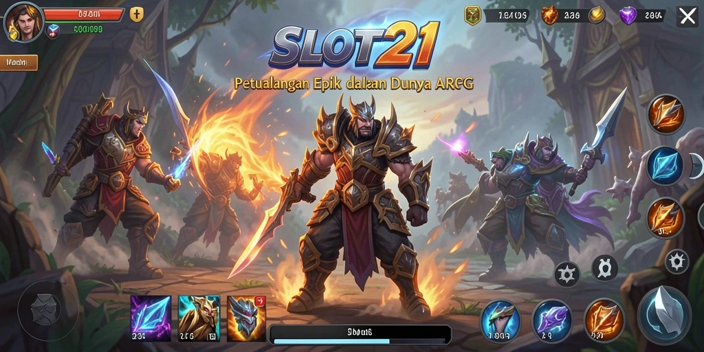 Screenshot utama menampilkan aksi gameplay ARPG yang mendebarkan.
