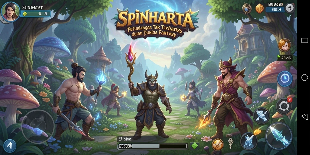 Gameplay seru dan menantang di dunia ARPG SPINHARTA.